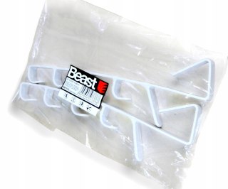 2x WIESZAK NA DRZWI DO ŁAZIENKI PRZEDPOKOJU NA SZAFKĘ BEZ WIERCENIA biały