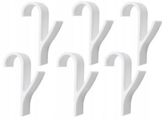 6x HACZYK WIESZAK NA RĘCZNIKI GRZEJNIK KALORYFER UCHWYT ŁAZIENKOWY ZESTAW