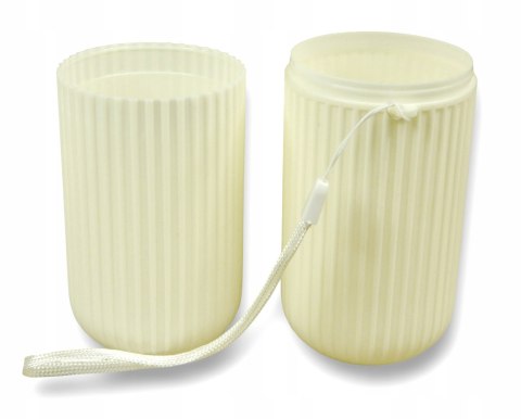 ETUI PODRÓŻNE NA SZCZOTECZKĘ DO ZĘBÓW + KUBEK 2w1 POJEMNIK 19×5,5cm