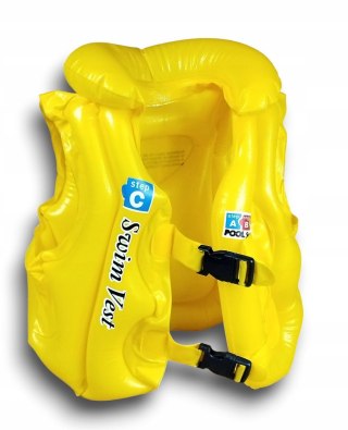 Kamizelka do nauki pływania ratunkowa dziecięca kapok 37x31cm kolory do wyb