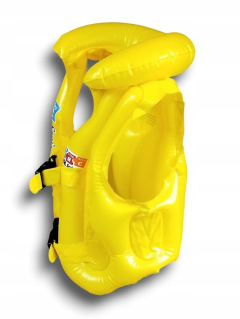 Kamizelka do nauki pływania ratunkowa dziecięca kapok 37x31cm kolory do wyb