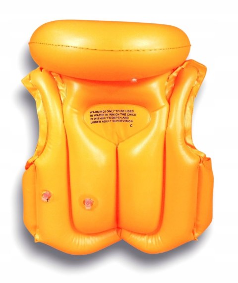 Kamizelka do nauki pływania ratunkowa dziecięca kapok 37x31cm kolory do wyb