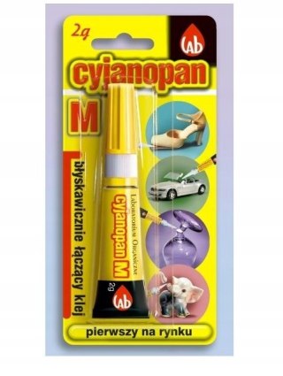 Klej błyskawiczny cyjanoakrylowy Super Fix PE do połączeń elastycznych 2g