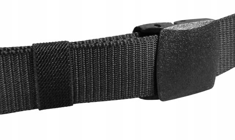 Nylonowy pasek męski 120 cm - czarny - szerokość 37 mm - wytrzymały i lekki