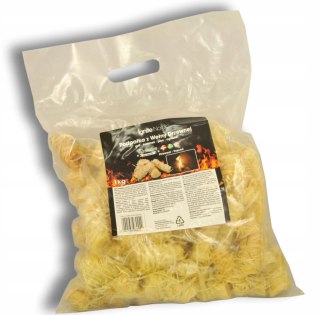 PODPAŁKA Z WEŁNY DRZEWNEJ EKO grill kominek 1 kg