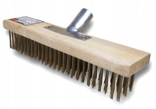 SZCZOTKA DRUCIANA DO SZOROWANIA DO KOSTKI MOCNA BEAST 30x6cm stalowy włos