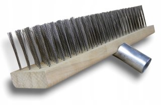 SZCZOTKA DRUCIANA DO SZOROWANIA DO KOSTKI MOCNA BEAST 30x6cm stalowy włos