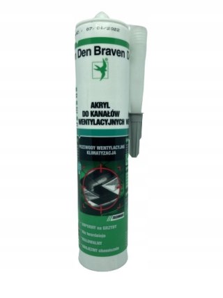 Akryl do kanałów wentylacyjnych szary Ventilation Sealant Den Braven 280 ml