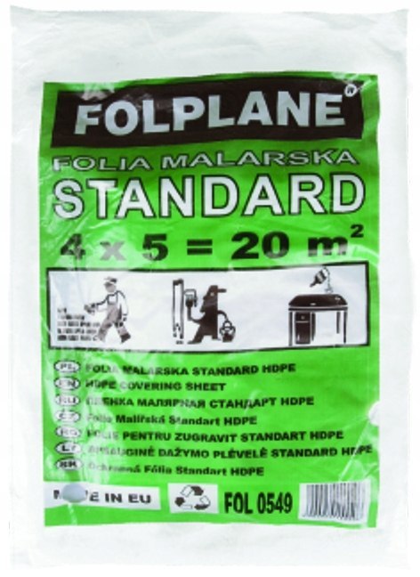 FOLIA MALARSKA OCHRONNA CIENKA Painter 4 x 5 m