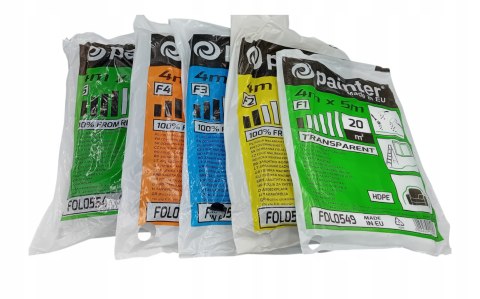 FOLIA MALARSKA OCHRONNA SUPER GRUBA F5 4x5m PAINTER