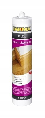 LAKMA Klej montażowy do paneli listew drewna SBS 280 ml