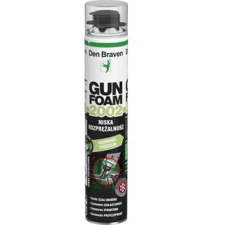Piana montażowa pistoletowa Gunfoam 2002 Den Braven 750 ml