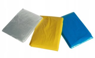 Poncho przeciwdeszczowe z kapturem rozmiar uniwersalny - mix kolorów