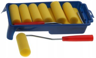 Przybory malarskie Beast kuweta + dwie rączki z wałkami 10 sztuk