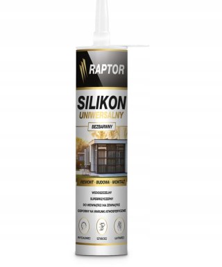 RAPTOR SILIKON UNIWERSALNY BEZBARWNY TRANSPARENT 280ML