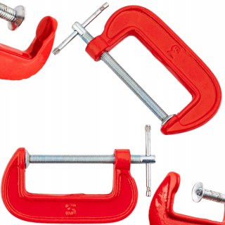 Ścisk stolarski TYP 'C' Beast zestaw 3 sztuk 25-50-75mm