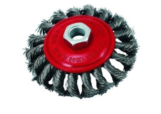 Szczotka obrotowa druciana na szlifierkę M14 Beast 740012 - średnica 100mm