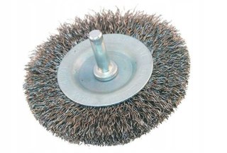Szczotka tarczowa na wiertarkę drut falisty Beast741120 trzpień 6mm fi 65mm