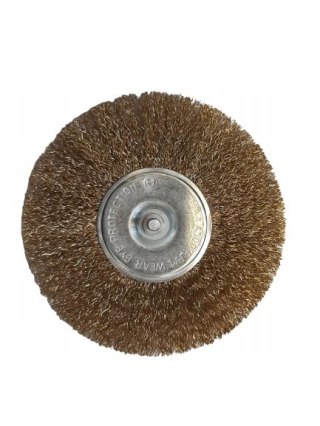 Szczotka tarczowa na wiertarkę drut falisty Beast741121 trzpień 6mm fi 80mm
