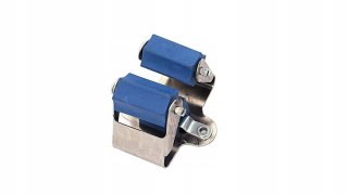 Wieszak pojedynczy sprężynowy NA NARZĘDZIA MIOTŁY MOP GRABIE 50x48x40mm