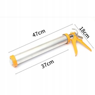 Wyciskacz pistolet do silikonu kiełbasek 600ml Beast ekonomiczny