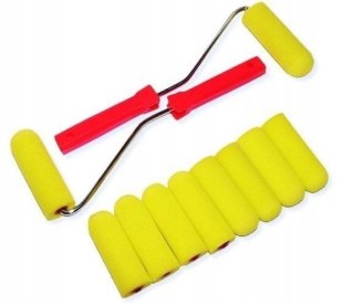 ZESTAW WAŁKÓW MALARSKICH Beast 100 mm 12 szt. + rączki