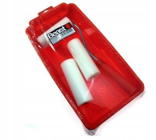 Zestaw malarski Beast 3 wałki 10 cm z rączką i kuwetą