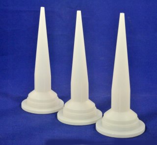 10x Końcówka do silikonu folii kiełbasy 600ml