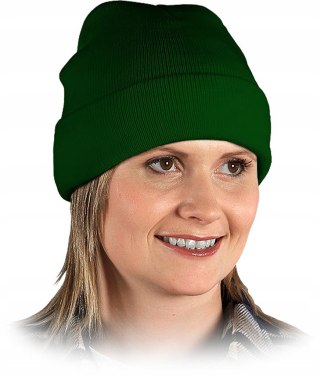 Czapka zimowa bawełniana Reis CZBAW Z rozmiar 57-61 zielona