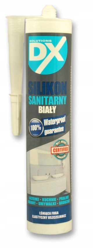 DX SILIKON SANITARNY BEZBARWNY 300ml Łazienka