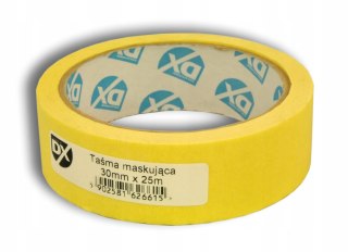 DX TAŚMA MALARSKA ŻÓŁTA 30mm x 25m maskująca