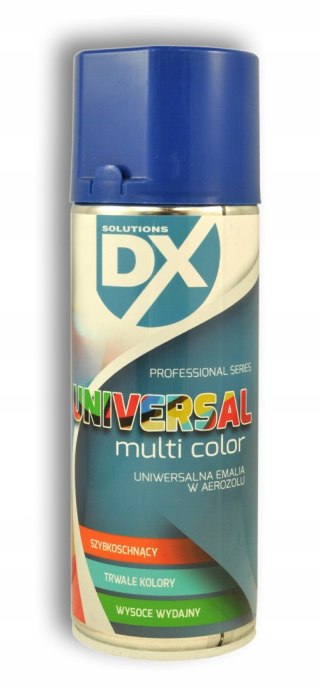 Farba lakier spray DX Universal RAL 5010 ciemnoniebieski 400 ml