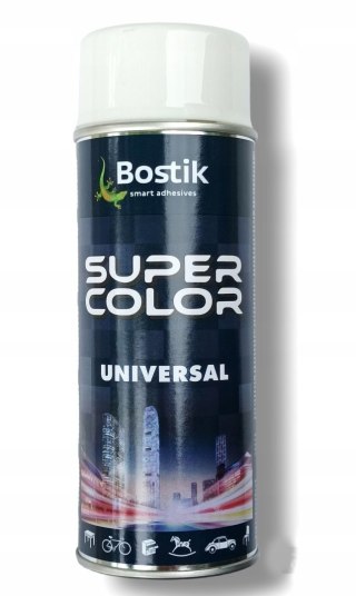 Farba spray Bostik RAL9010 biały połysk 400ml