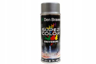 Farba spray Den Braven RAL 9006 uniwersalna 400 ml