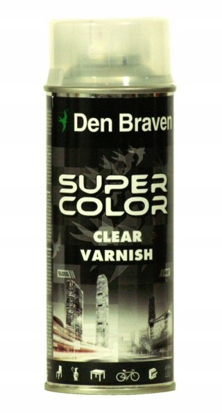 Farba w sprayu uniwersalna bezbarwna lakier połysk Bostik 400ml