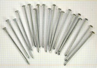 GWOŹDZIE STANDARDOWE OCYNKOWANE 4.5x125mm 20 sztuk