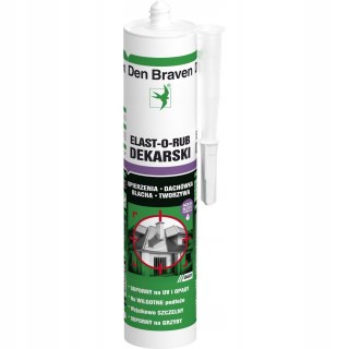 Kauczuk dekarski dachowy Elast-O-Rub Den Braven czarny 280ml