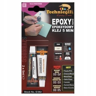 Klej dwuskładnikowy epoksydowy 5 minut 362 2x5ml