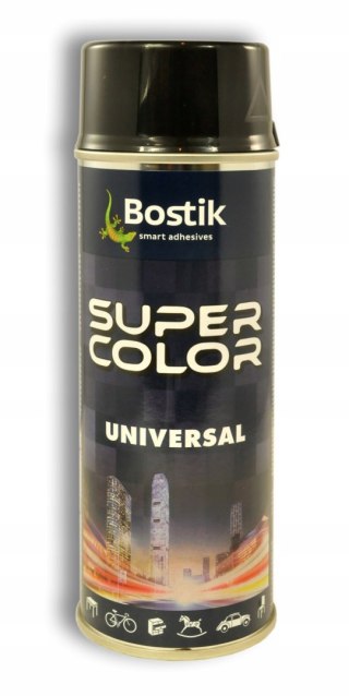 LAKIER W SPRAYU CZARNY POŁYSK 9005 FARBA 400 ML