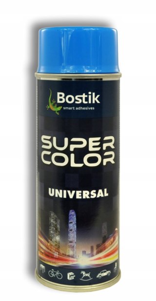 LAKIER W SPRAYU niebieski połysk 5015 Bostik FARBA 400 ML