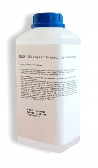 LAKMA PROMISET ZMYWACZ DO SILIKONU NIEUTWARDZONEGO 1 L