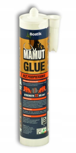 MAMUT GLUE Klej elastyczny High Tack biały 290 ml