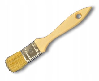 PĘDZEL PŁASKI drewniany 30 mm