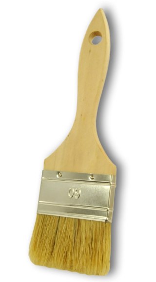 PĘDZEL PŁASKI drewniany 60 mm