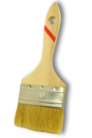 PĘDZEL PŁASKI drewniany 80 mm