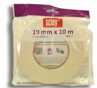 TAŚMA PIANKOWA MONTAŻOWA DWUSTR 19mm x 10m BIAŁA