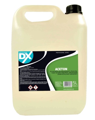 Aceton techniczny DX 5 L rozpuszczalnik zmywacz odtłuszczanie, czyszczenie