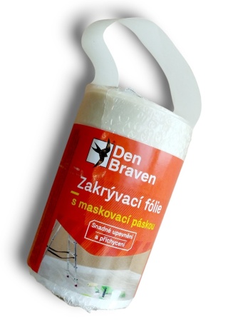 Antychlap Folia malarska z taśmą klejącą SPEEDY MASK 55 cm x 20 m - OUTLET