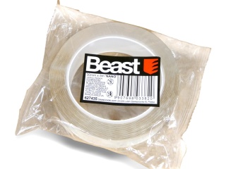 BEAST TAŚMA DWUSTRONNA NANO MOCNA WIELOKROTNEGO UŻYTKU ACRYL GEL 30mm x 5m