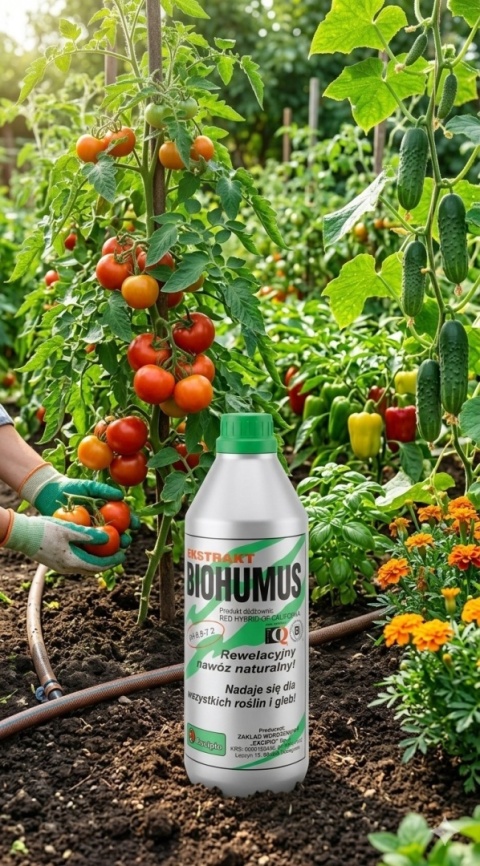 Biohumus Czysty 0,5L Naturalny Nawóz Organiczny Do Warzyw Kwiatów EXCIPIO